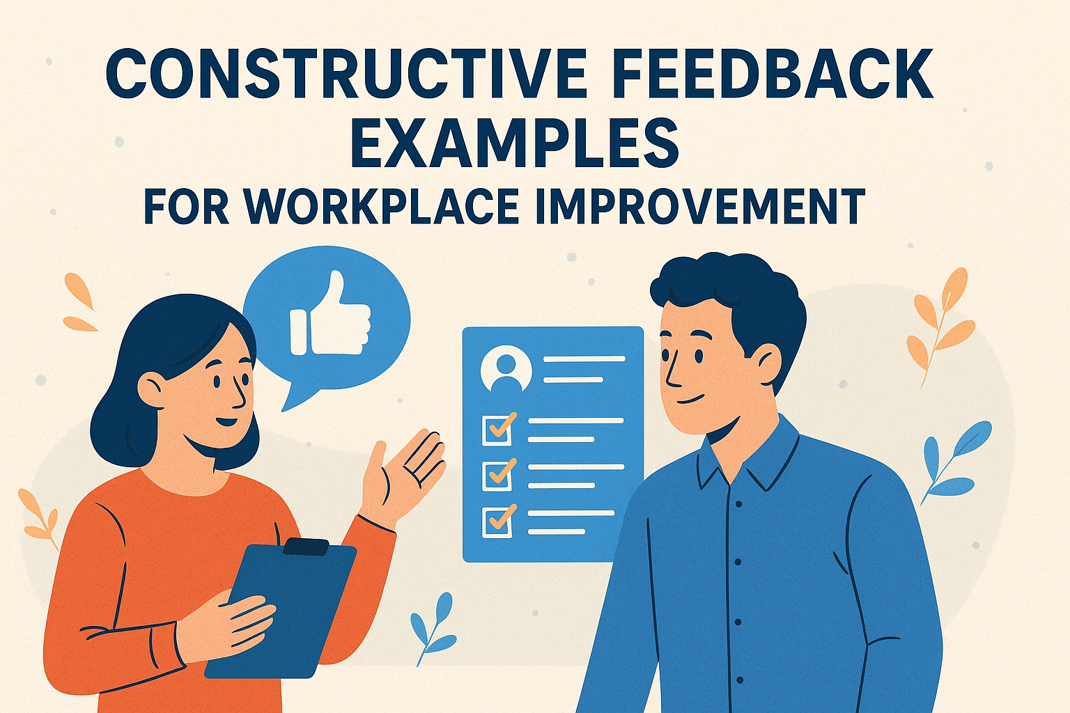 constructive feedback