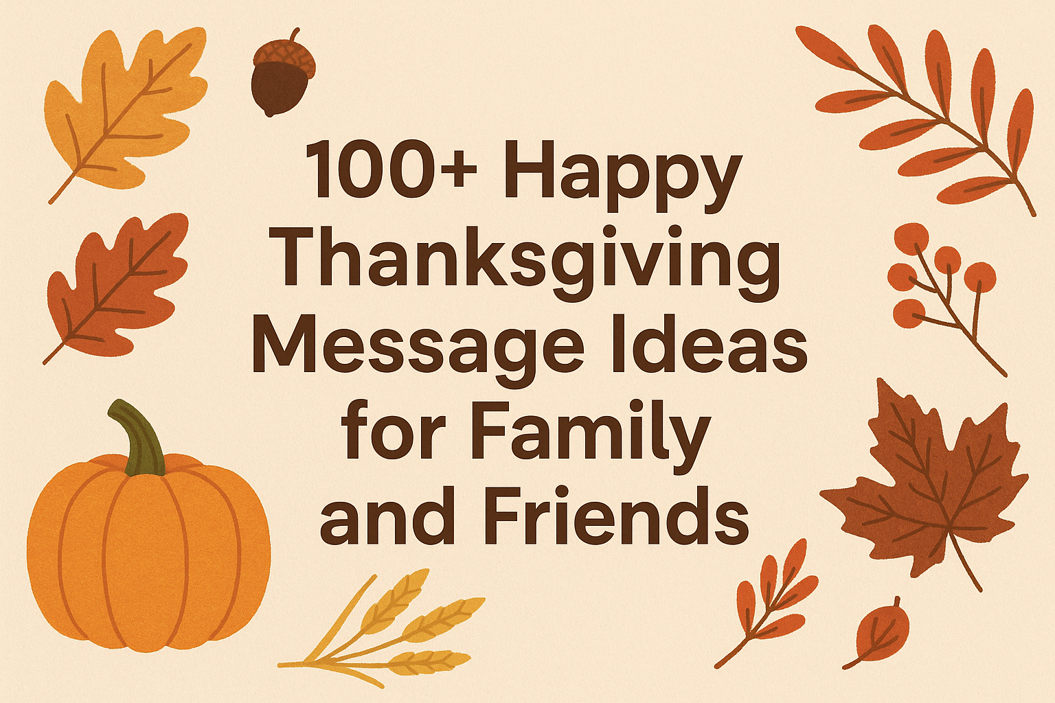 happy thanksgiving message ideas