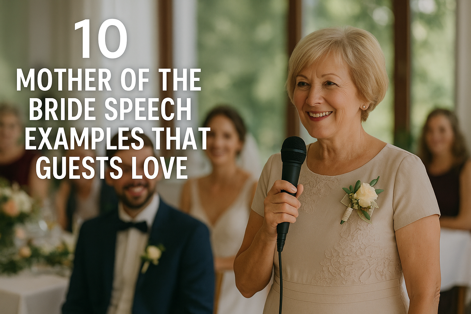 Mother of the Bride Speech Examples
