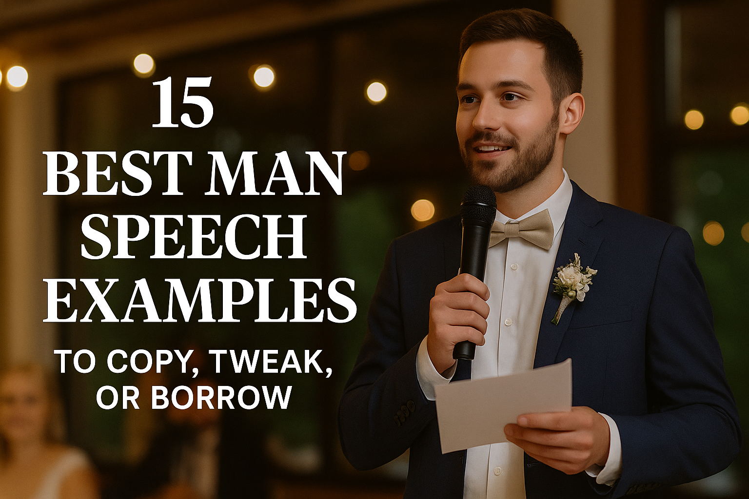 best man speech examples