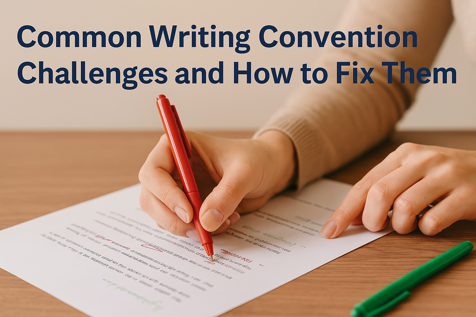 writing conventions challenges